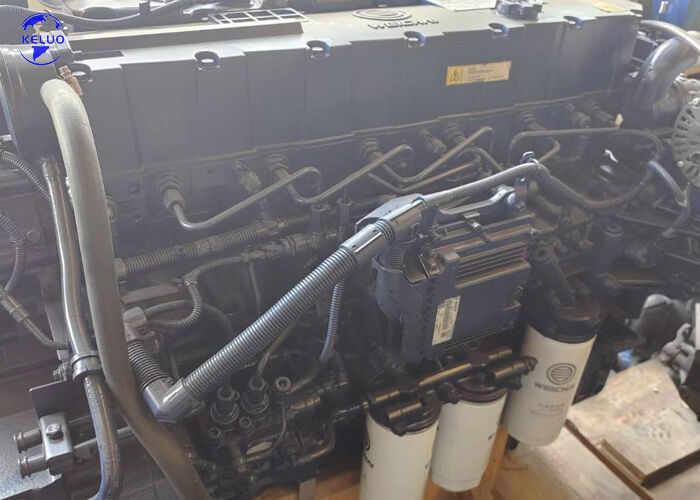 ভারী শুল্কের ট্রাক, সিমেন্ট মিক্সার, হুইল লোডারের জন্য 340HP 6-সিলিন্ডার নির্মাণ যন্ত্রপাতি ডিজেল ইঞ্জিন অ্যাসেম্বলি WP7.340E53